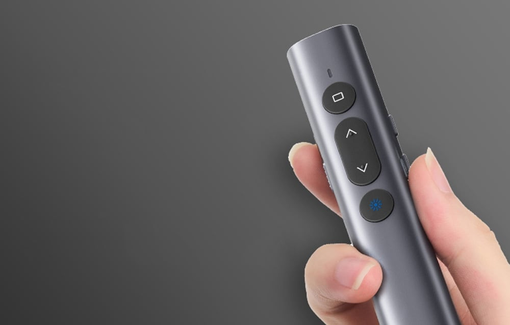 Bežični lasersi prezenter VENTION KQIH0 sivi