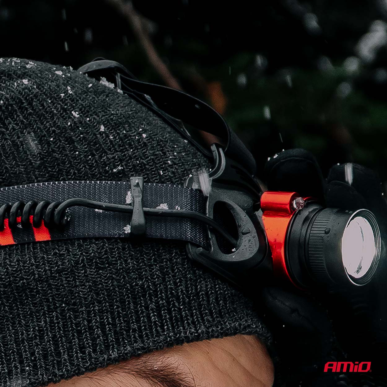 Naglavna punjiva T6 LED lampa sa senzorom pokreta AMIO