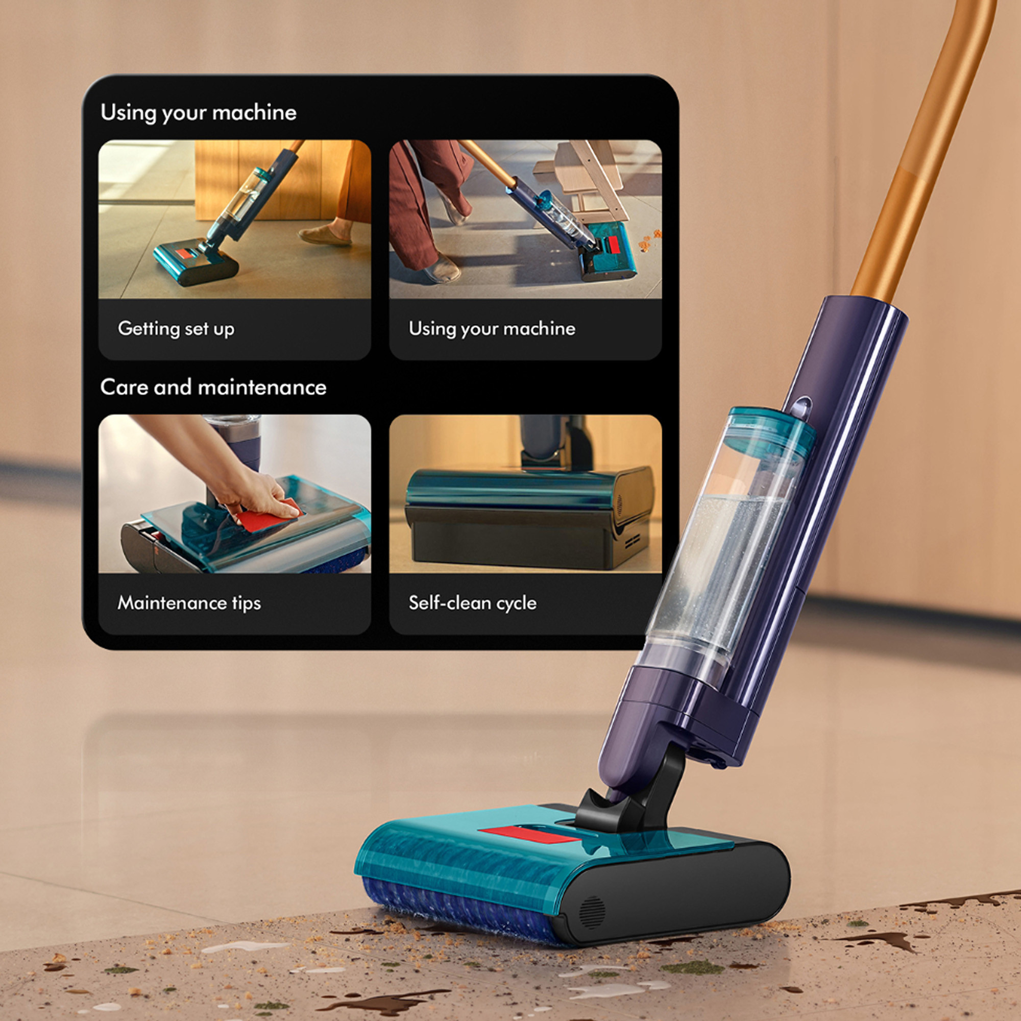 Uređaj za čišćenje tvrdih podova DYSON Clean+Wash Hygiene