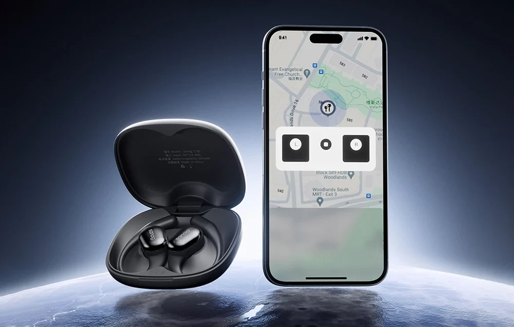 Bežične bluetooth slušalice SANAG OWS C16S, koristi posebne aplikacije