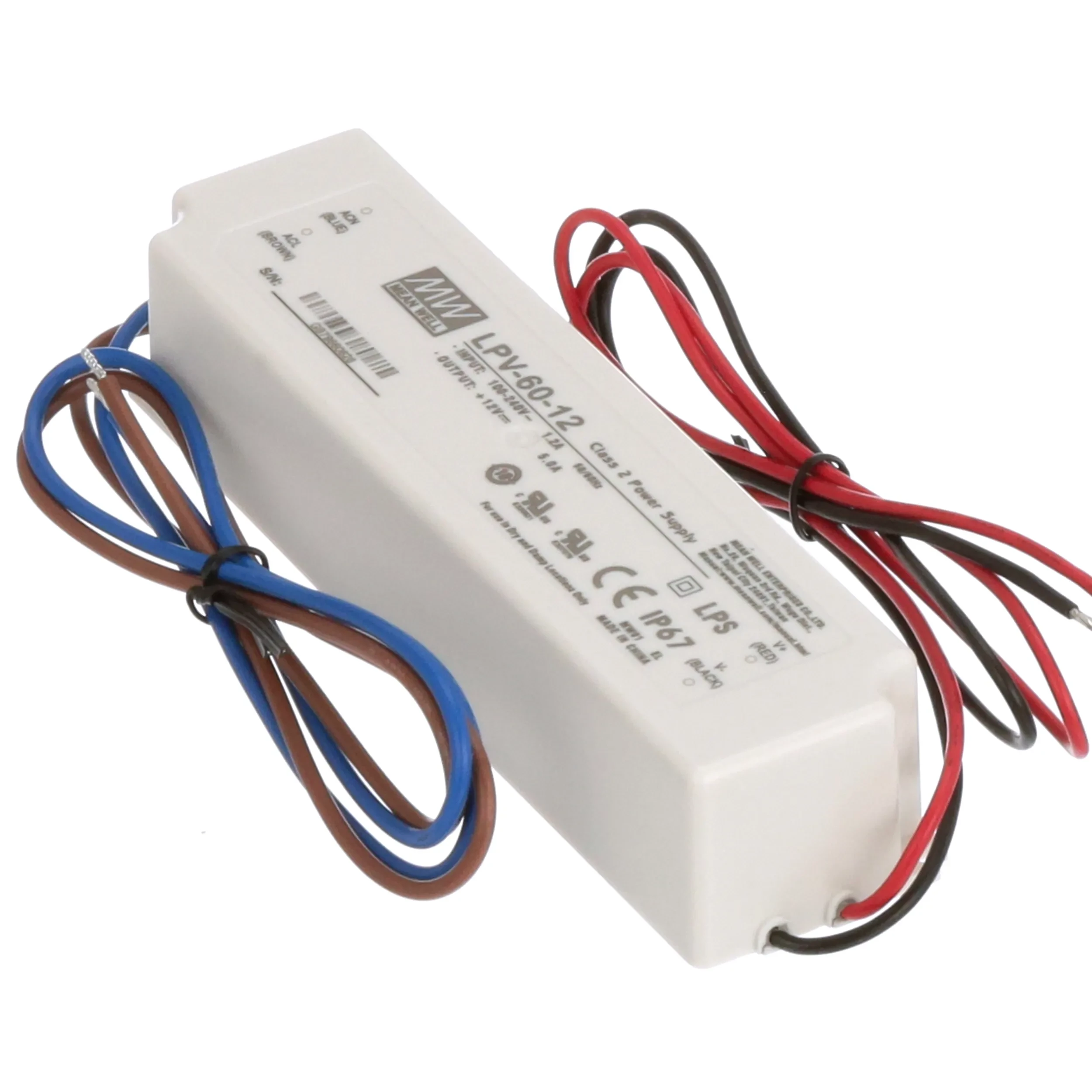 LED napajanje 60W 12VDC 5A 90÷264VAC IP67 MEAN WELL