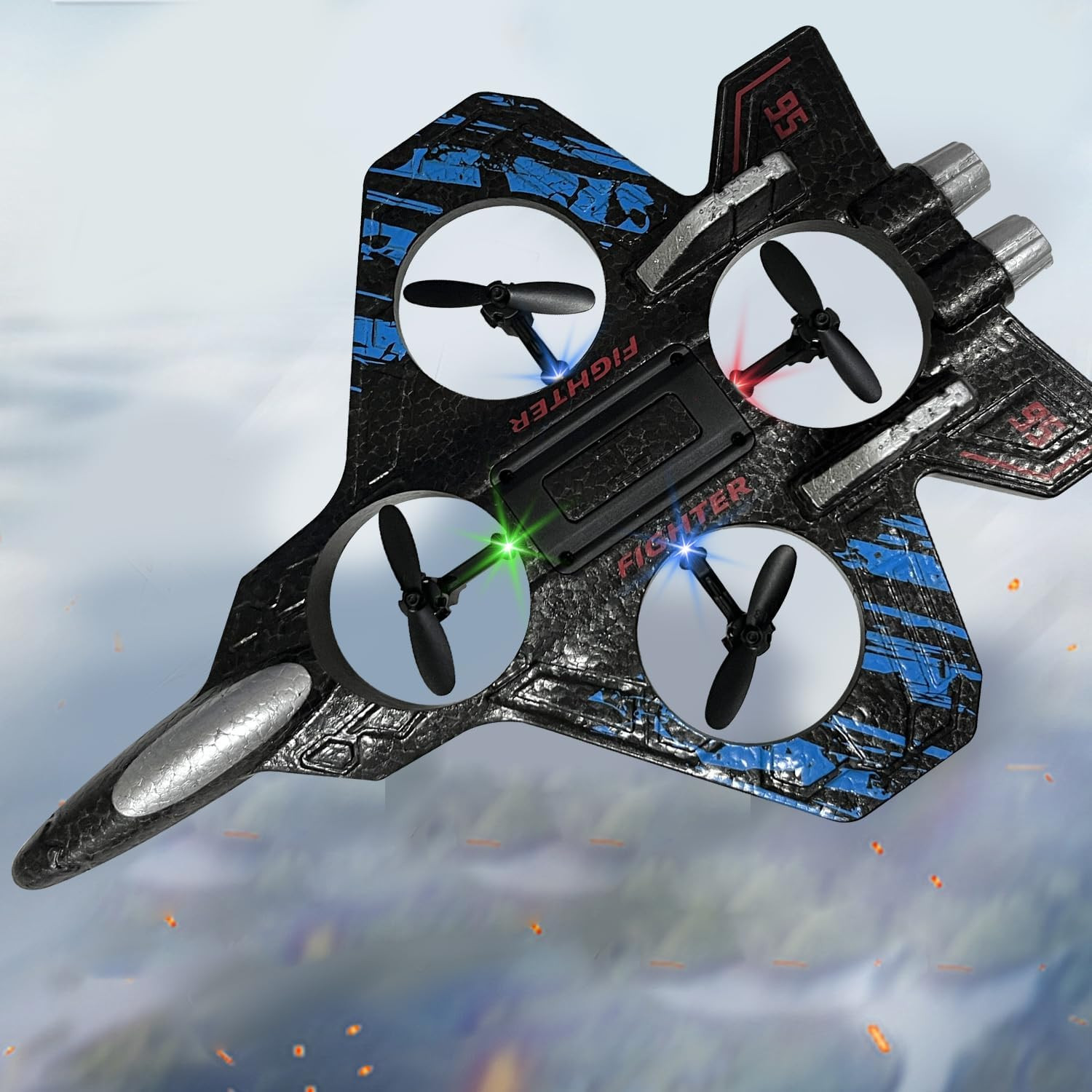 Ultra lagani avion sa daljinskim upravljačem i 360 rotacijom Fighter Plane