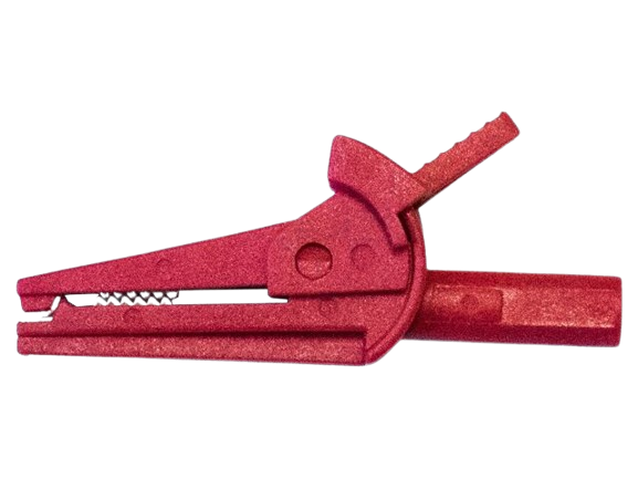 Krokodil štipaljka 15.7mm crvene
