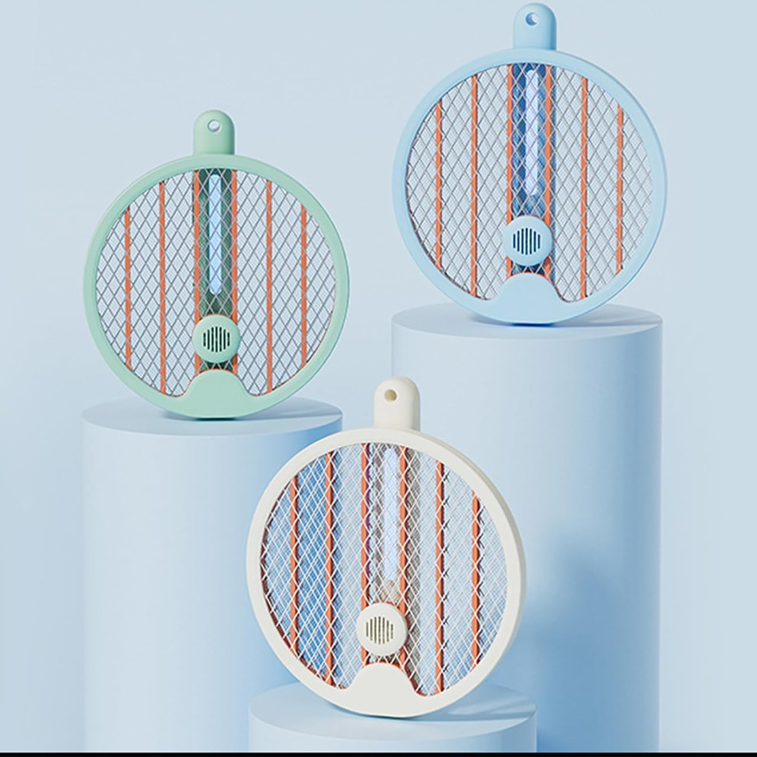 Prenosivi punjivi UV reket za komarce i insekte 2u1 plavi do 20m2