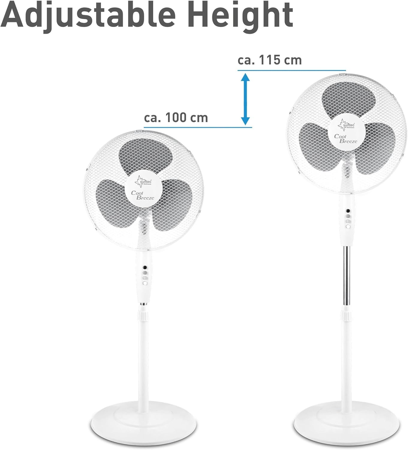 Podni ventilator SUNTEC COOLBREEZE 4000SV bijeli