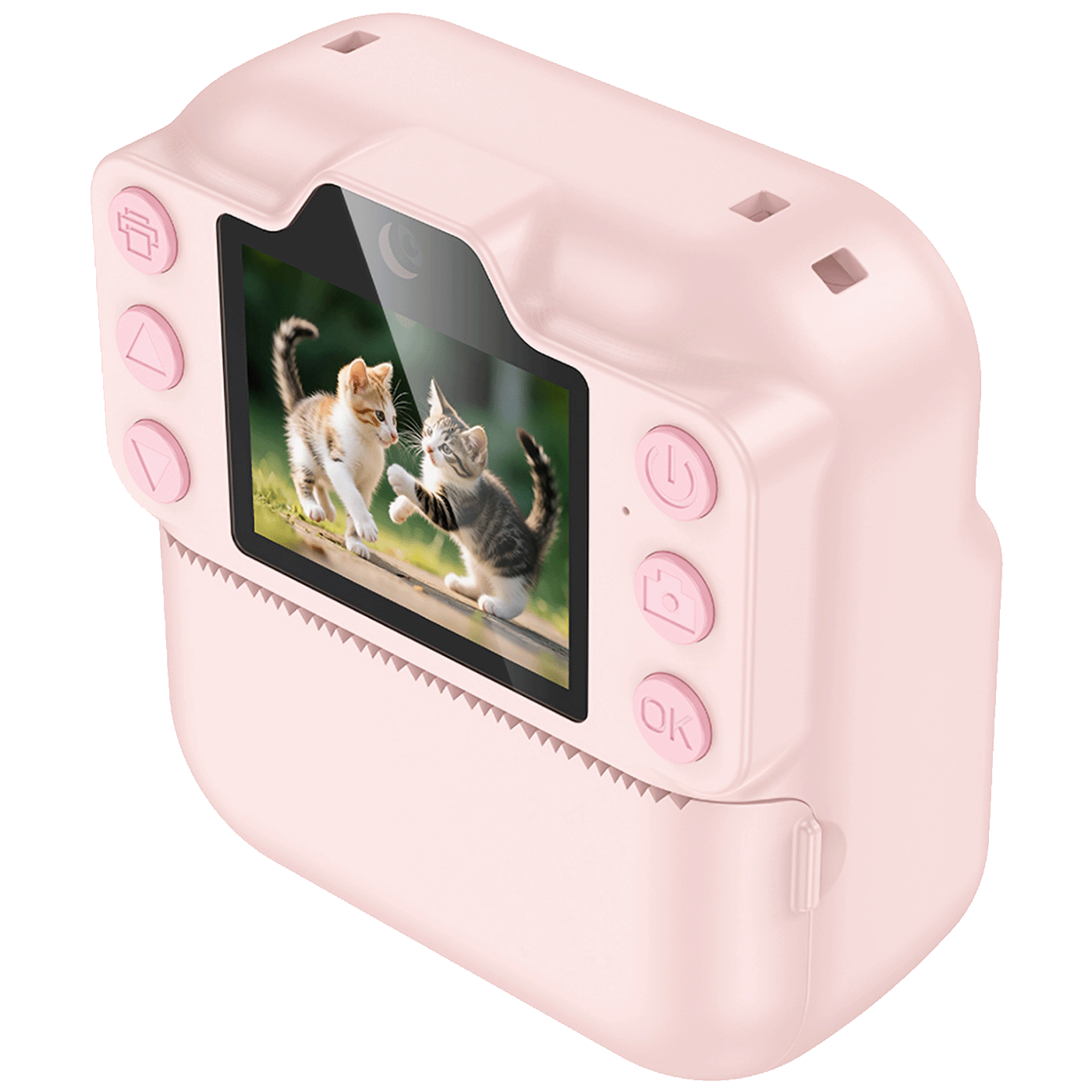 Dječiji fotoaparat sa instant printerom HOCO DV211 rozi - slika 2