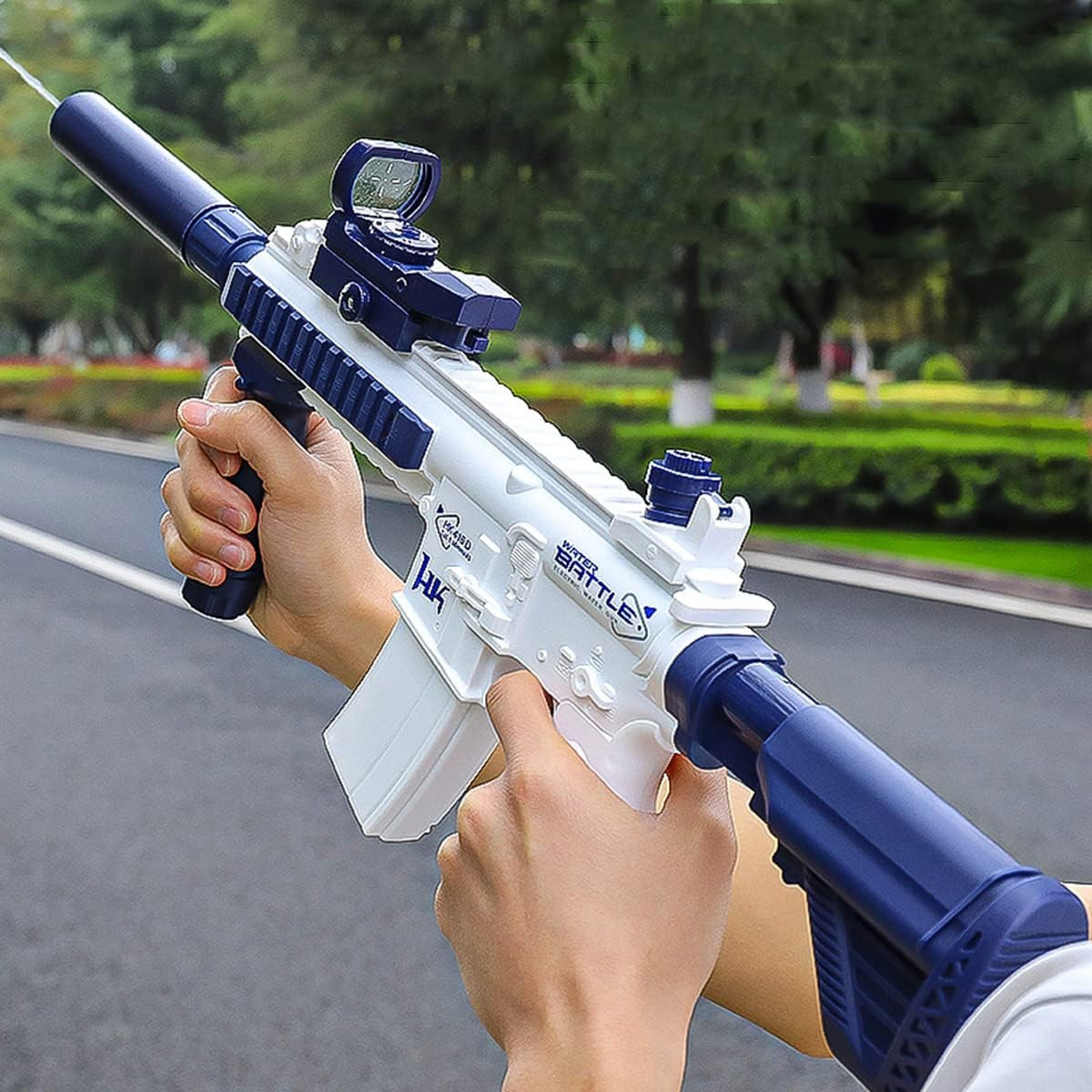 Snažna automatska dječija vodena puška M416 plava