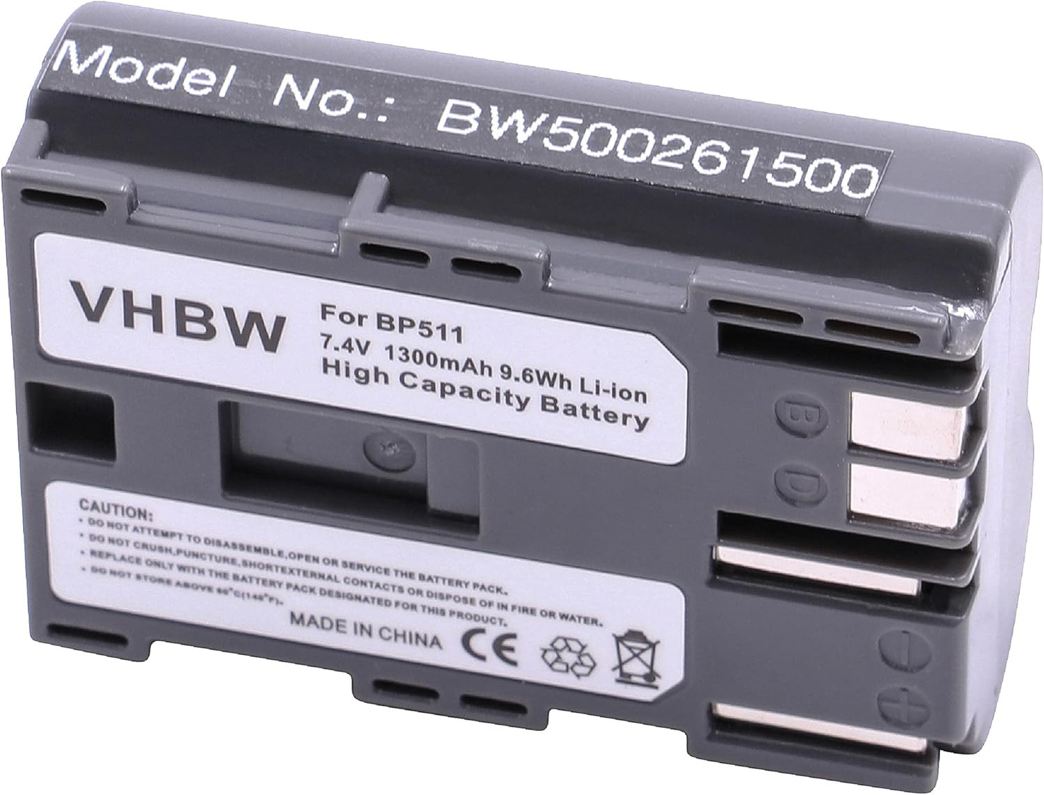 Baterija za fotoaparat Canon VHBW 7.2V 1300mAh