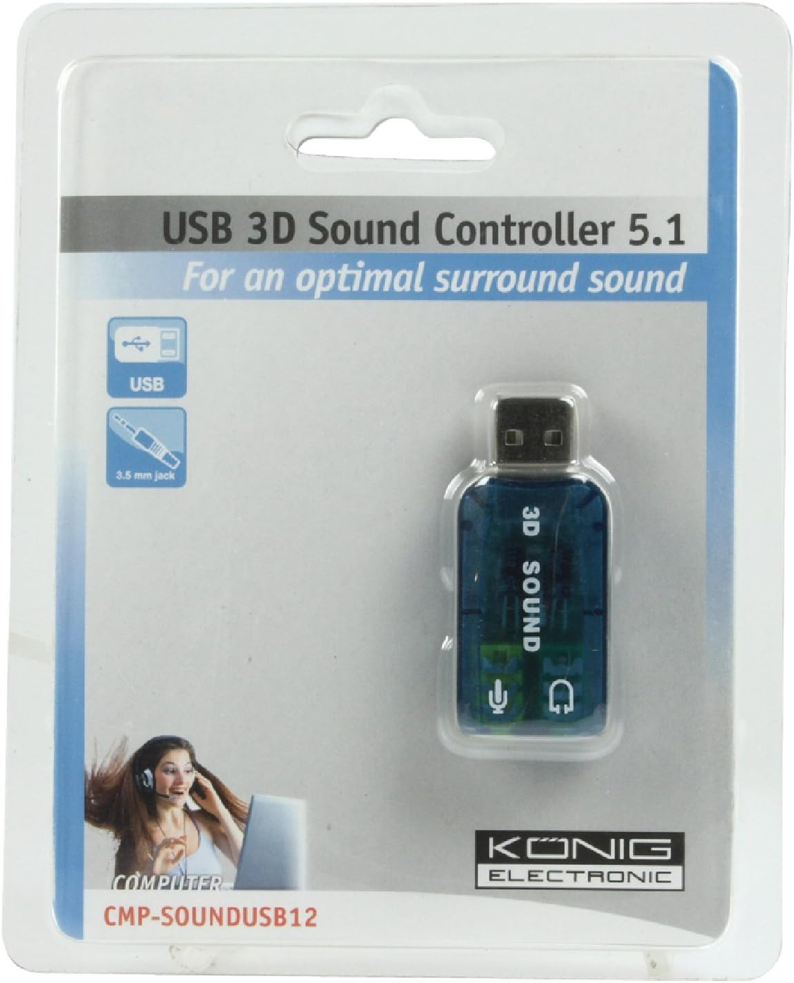 USB zvučna karta KONIG