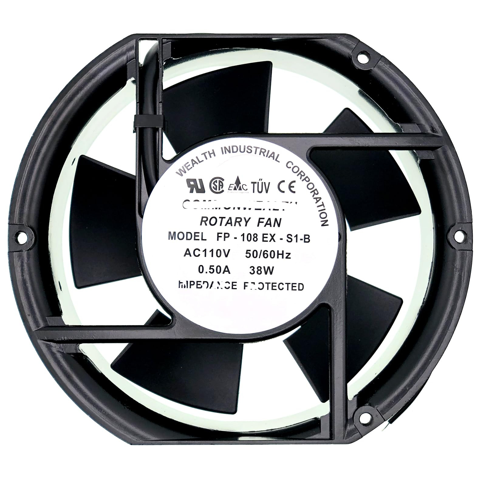 Ventilator FP-108EX-S1-B 172x150x51mm