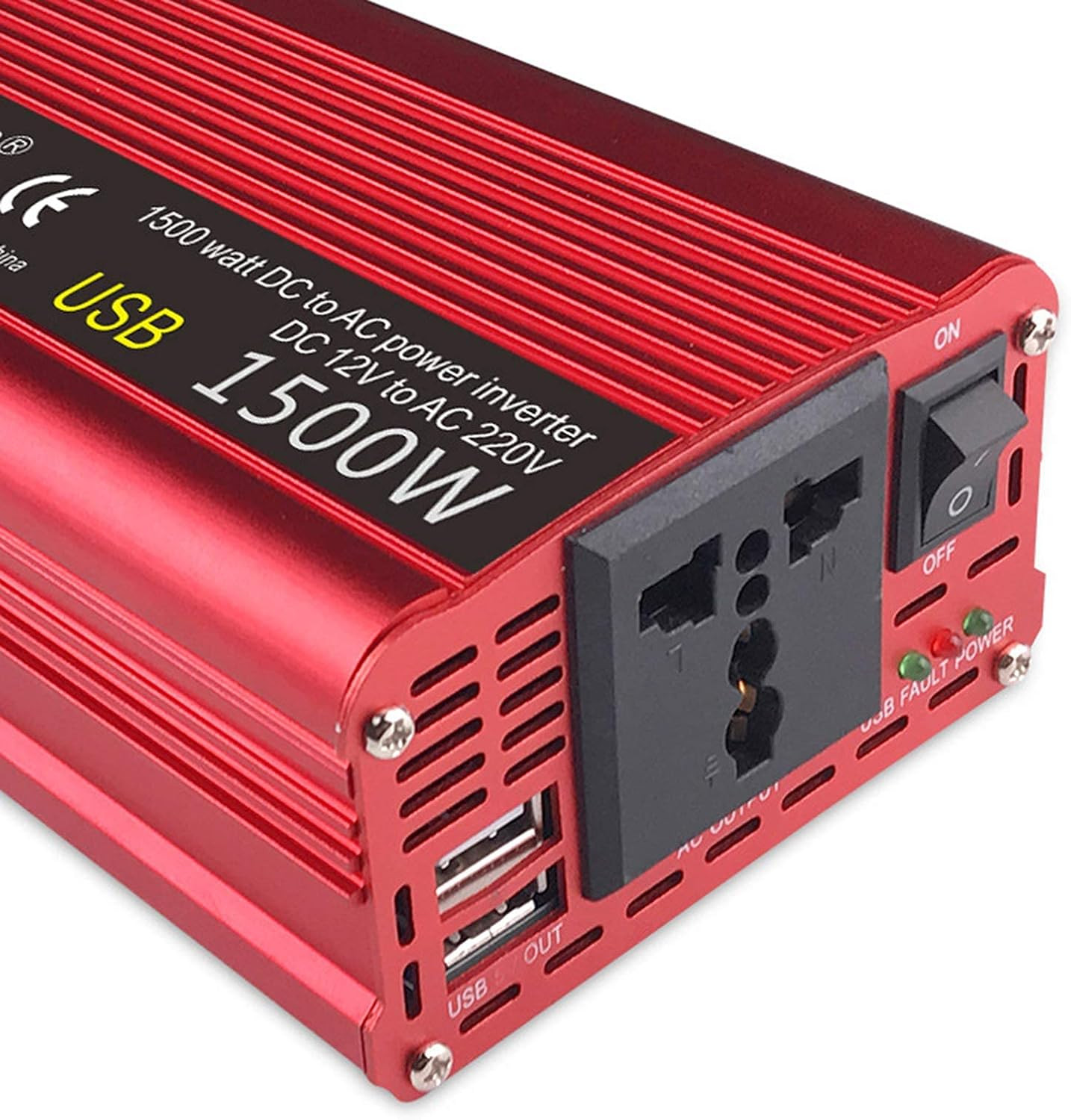 Auto pretvarač napona sa 12V na 220V LVYUAN 1500W