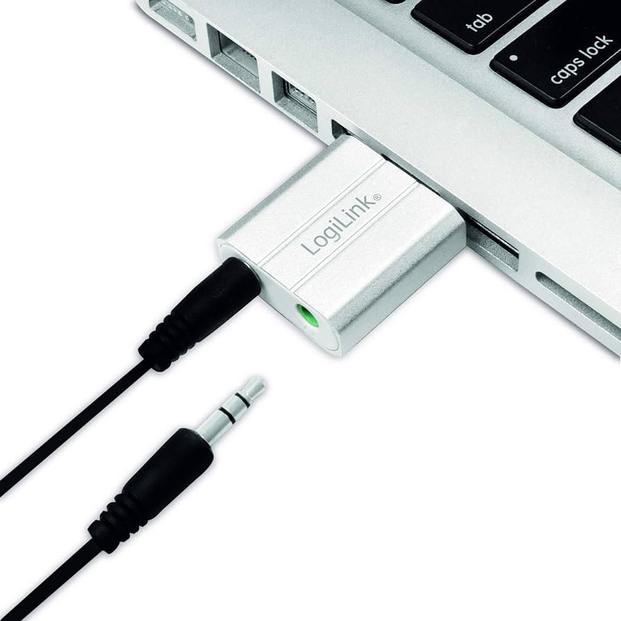 Audio adapter USB-A - 2x3.5mm