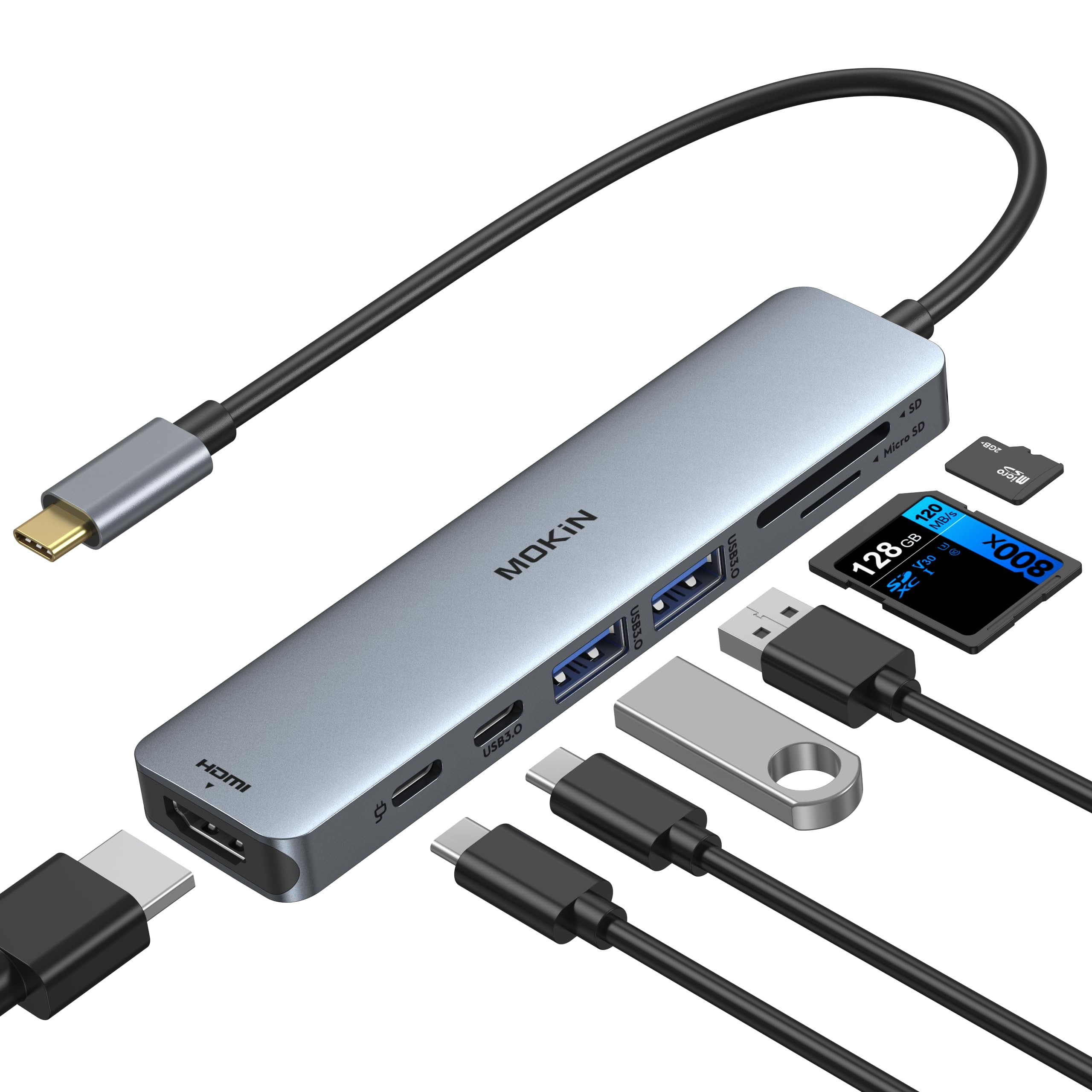 Multiport MOKIN 7u1 USB-C HUB