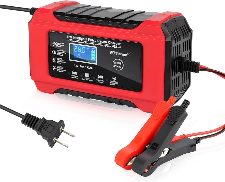 Automatski punjač za auto i moto akumulatore sa EU utikačem 12V 10A - slika 3