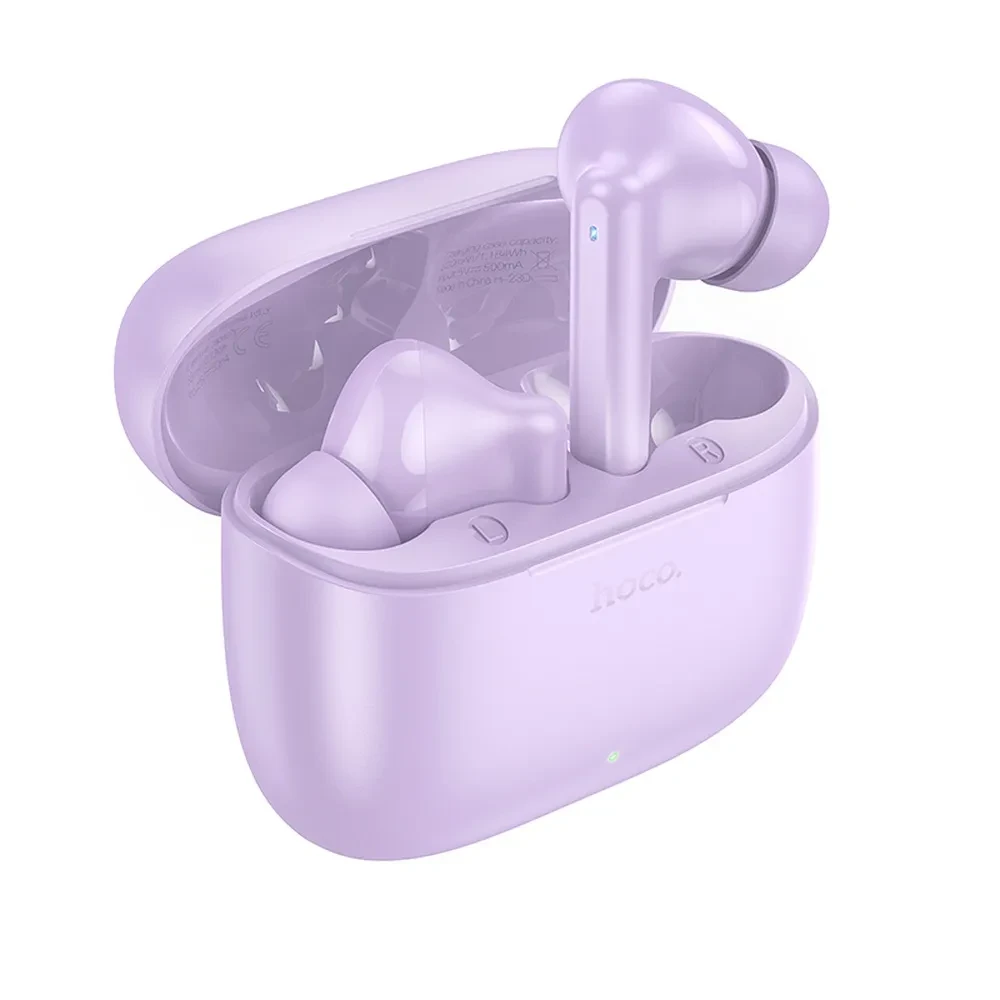 Bežične bluetooth slušalice HOCO TWS EQ2 ljubičaste