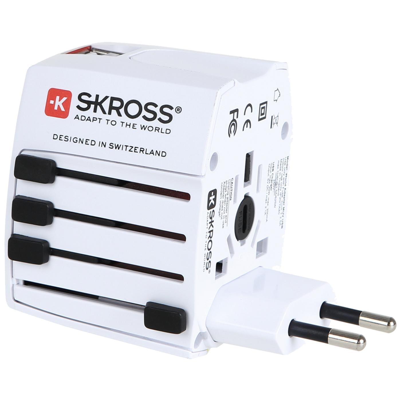 Travel adapter univerzalni 2XUSB