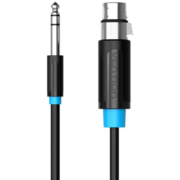 Audio kabal 6.35mm na XLR 3PIN VENTION 1m