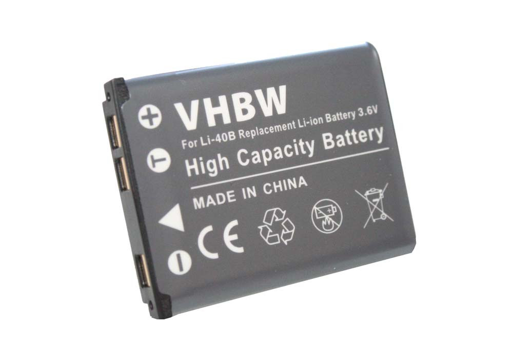 Baterija fotoaparat BenQ DLI216 VHBW 3.6V 500mAh