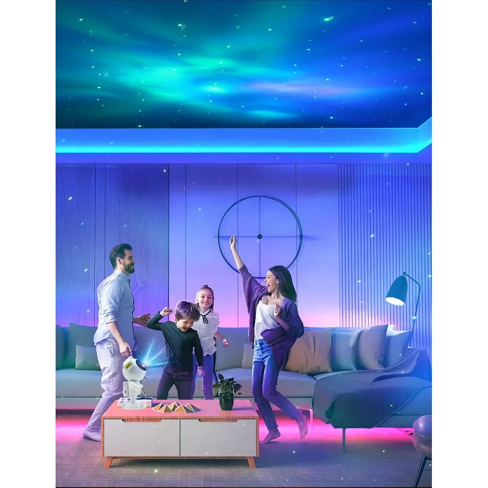 RGB LED dječiji projektor astronaut sa ugrađenim zvučnikom OEM X2501