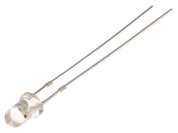 LED dioda toplo bijela 3mm 12V