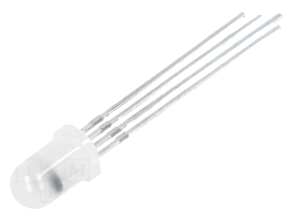 RGB LED dioda 5mm 3.2V