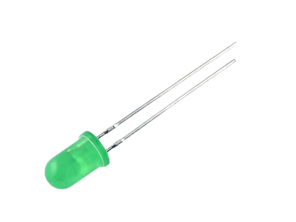 LED dioda zelena 5mm 2.5V