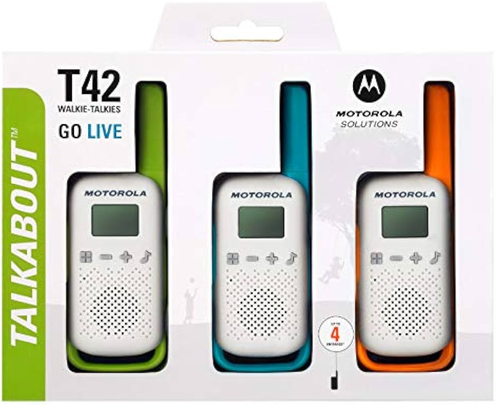 Radio stanice MOTOROLA (Talkie walkie) T42 set 3/1