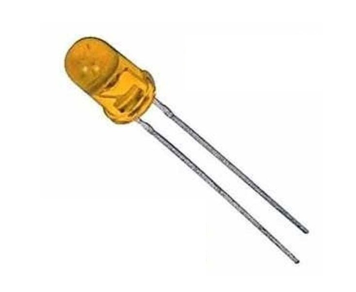 Dioda LED žuta 5mm 7V