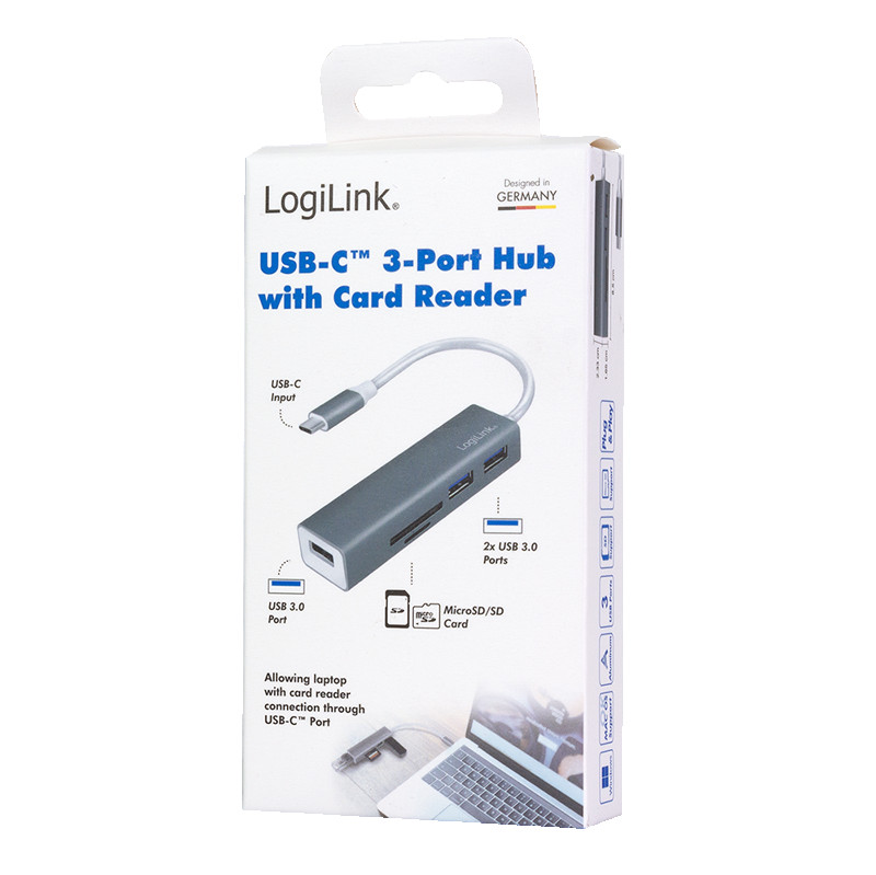 USB-C HUB LOGILINK 5u1 15cm