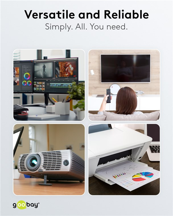 Napojni šuko kabal C13 1.5m GOOBAY