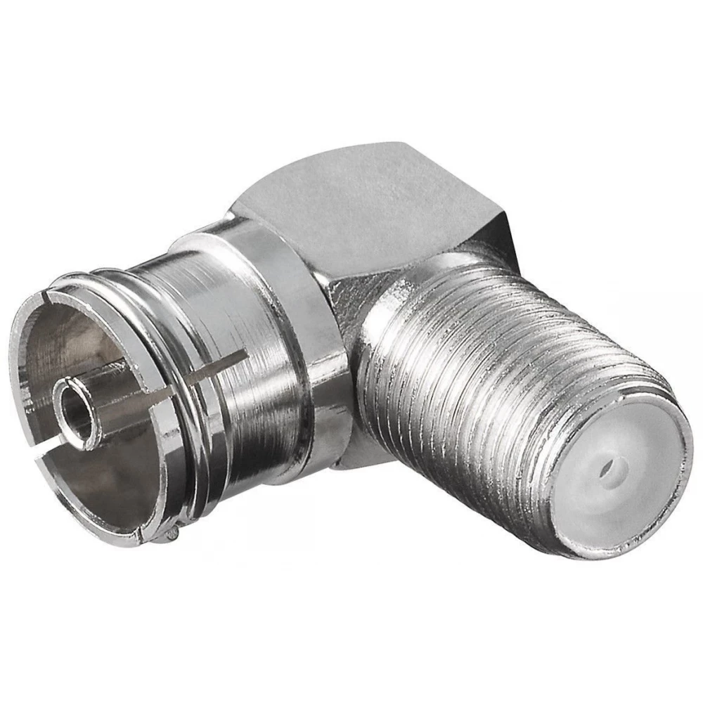 Antenski F ugaoni adapter ženski cink