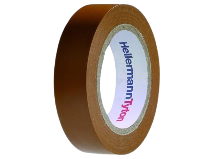Izolir traka 15mm 10m smeđa HELLERMANN TYTON