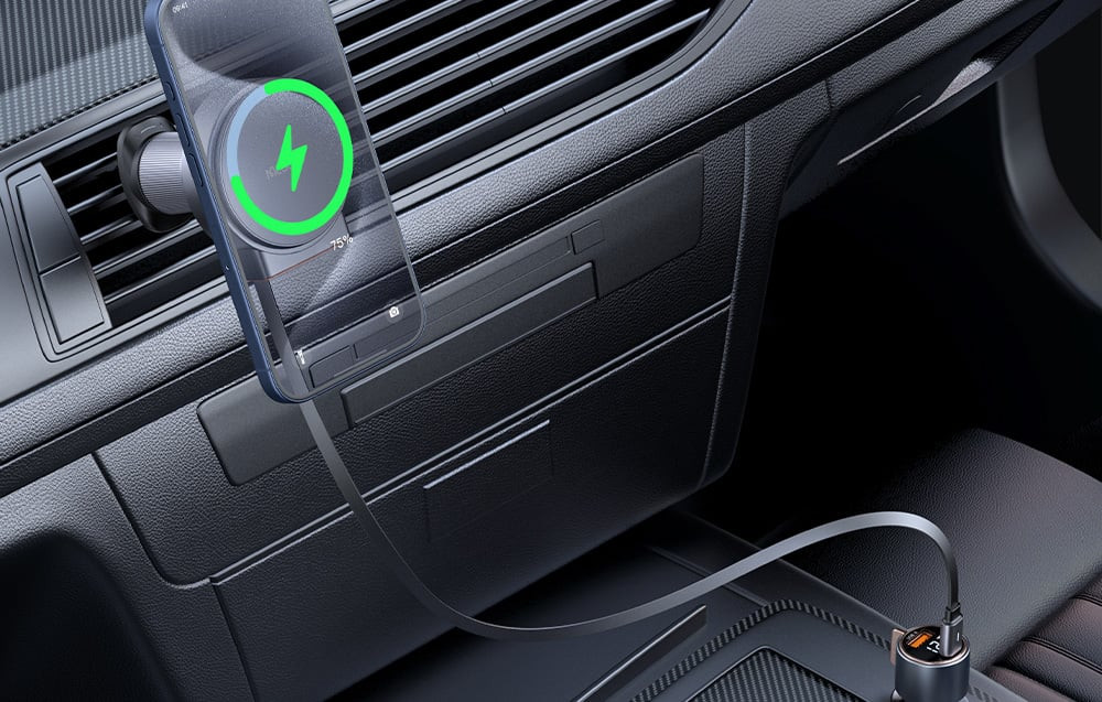 Auto nosač za telefon sa bežičnim punjenjem 15W MCDODO