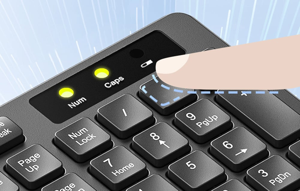 Bežični ergonomski set tastatura i miš VENTION