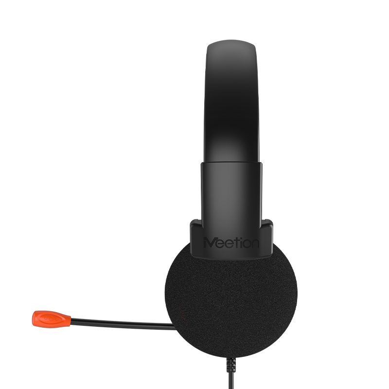 USB slušalica sa mikrofonom za call centar MEETION HP002U crna