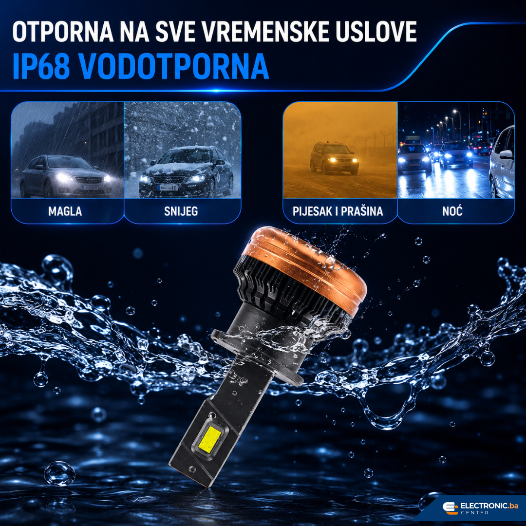 Auto sijalica LED M18 D2S 6000K ROADSUN - slika 3