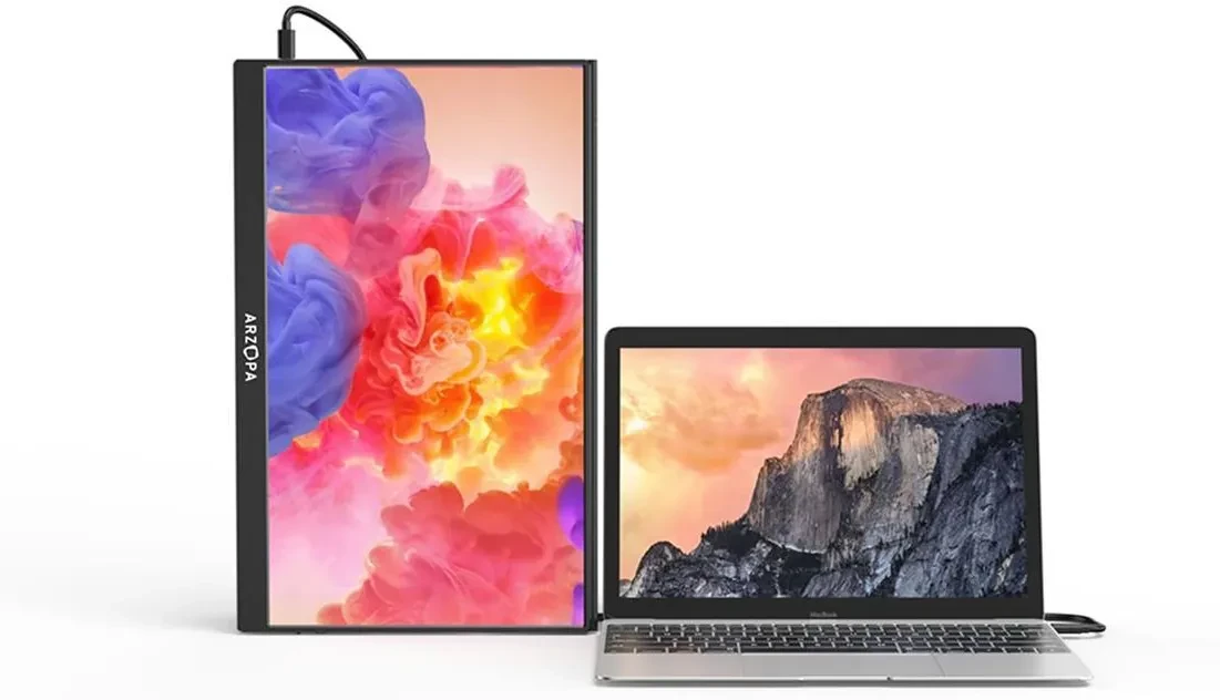 Prijenosni monitor sa podesivim stalkom ARZOPA A1M 17.3" FULL HD