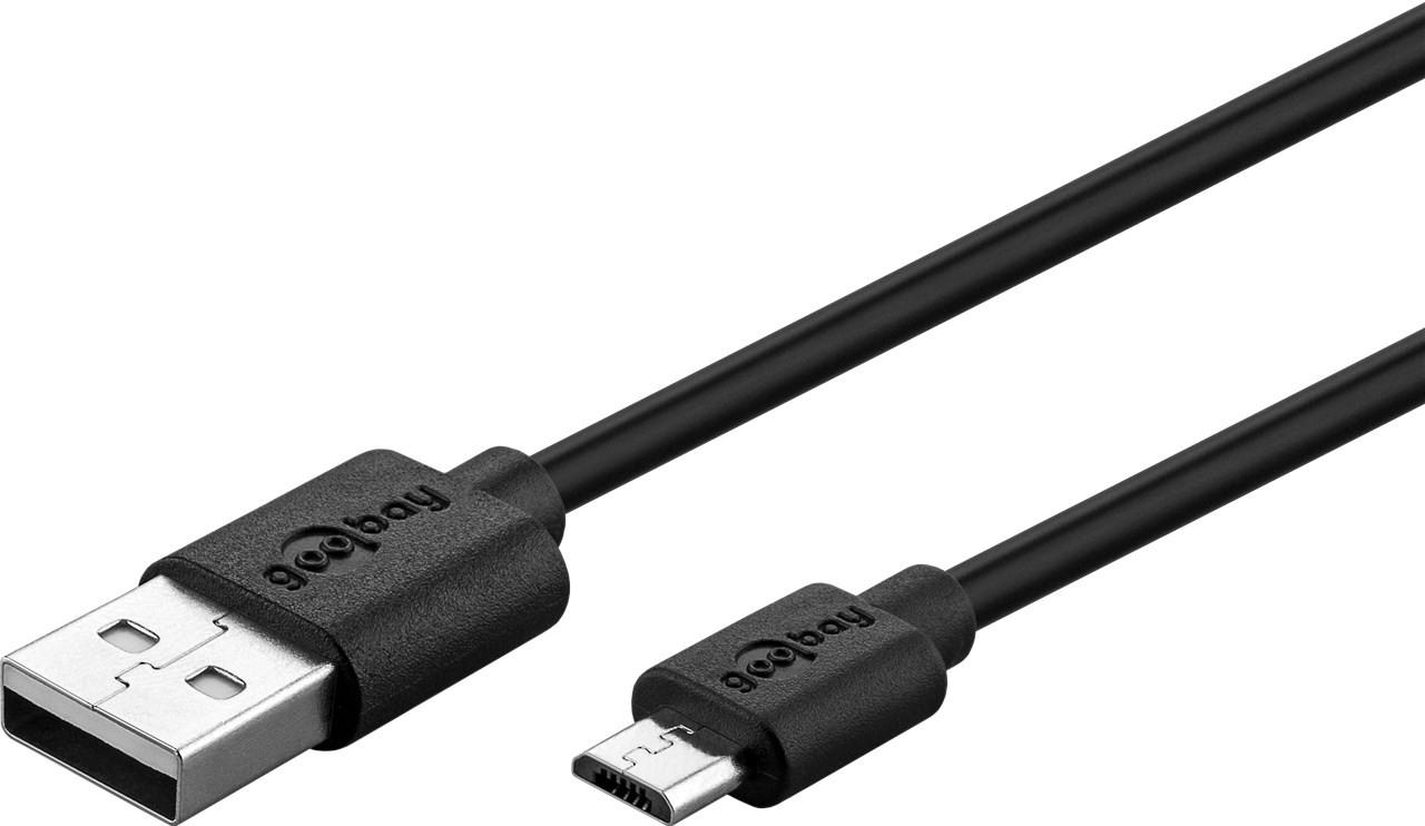 Punjač i kabal GOOBAY 2xUSB-A Micro USB 18W