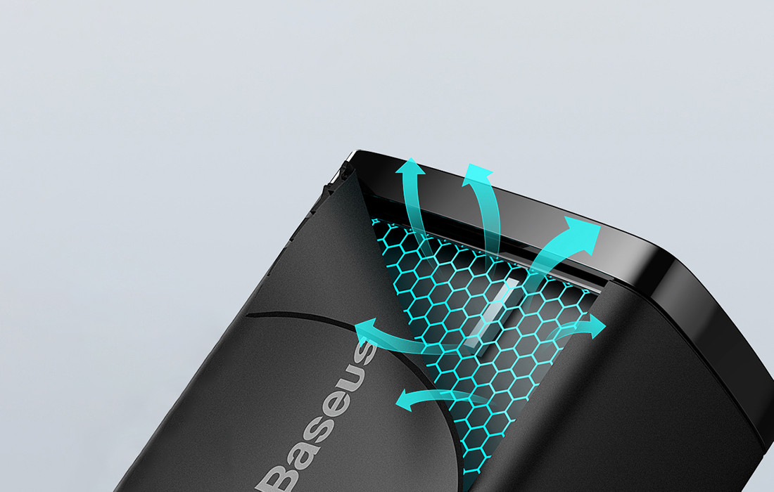 Punjač BASEUS USB-C na USB-A 20W, od visokokvalitetnog PC-a, što omogućava održavanje odgovarajuće radnu temepraturu