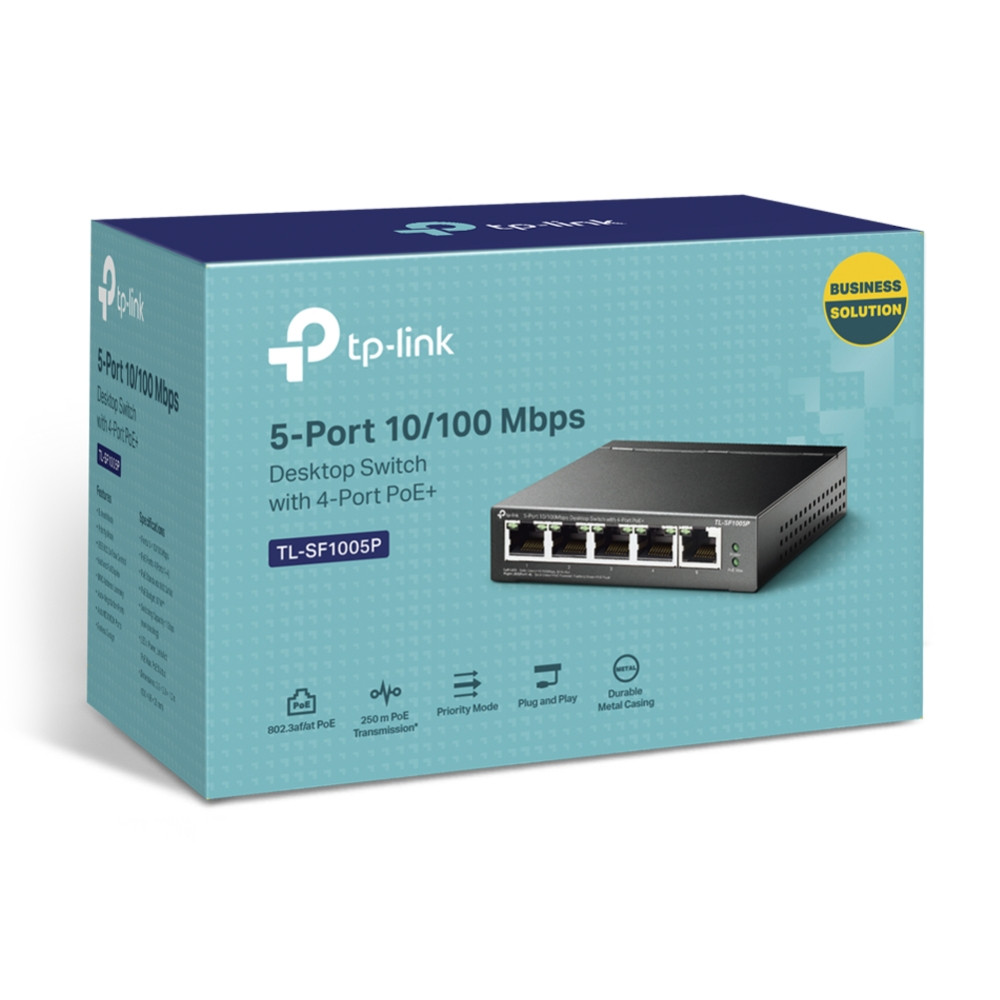 POE switch sa 5 portni TP-LINK TL-SF1005P