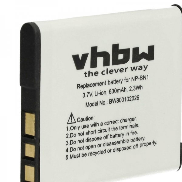 Baterija za fotoaparat SONY NP-BN1 VBHW 3.6V 600mAh