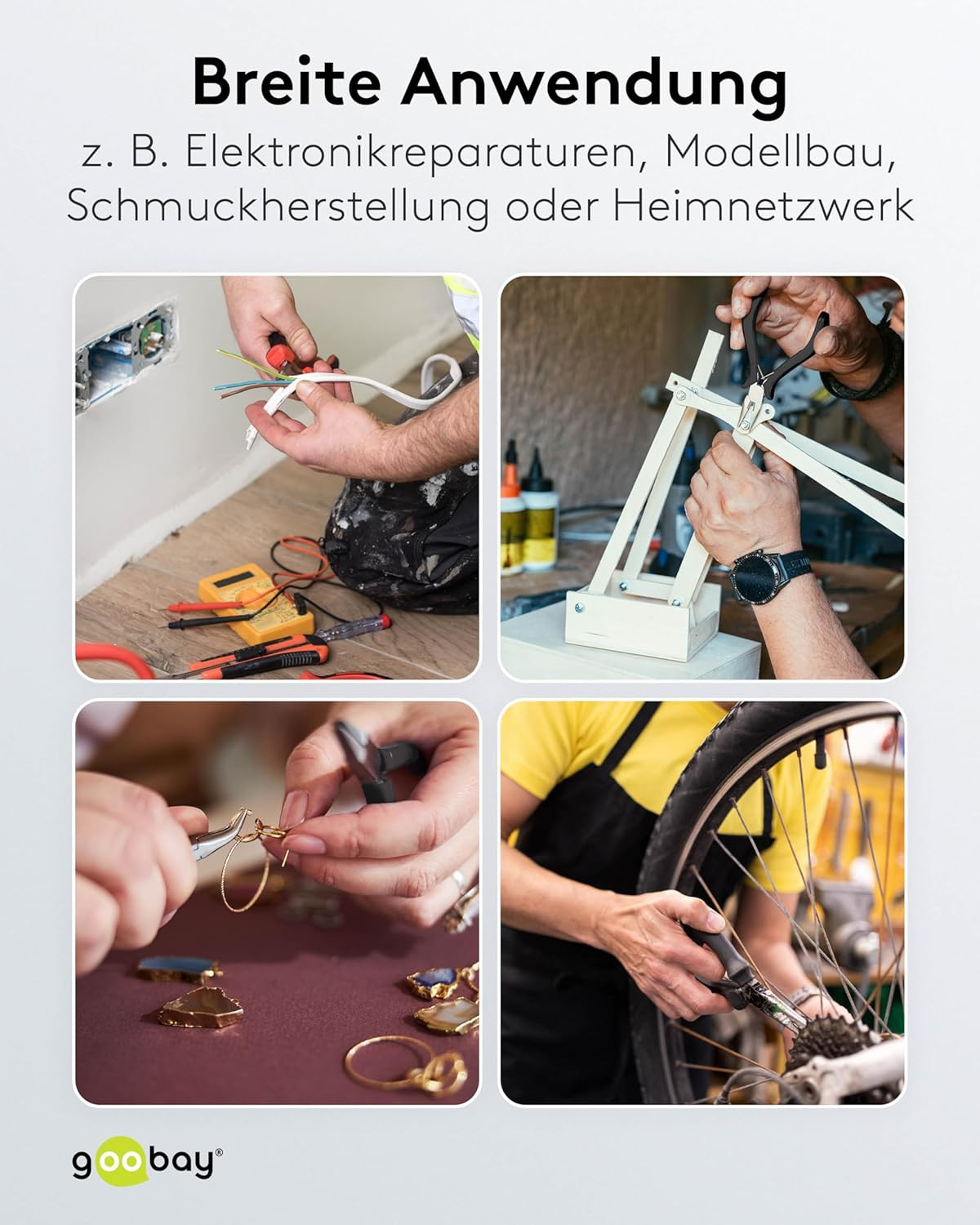 Set kliješta  5/1 sa platnenom futrolom GOOBAY