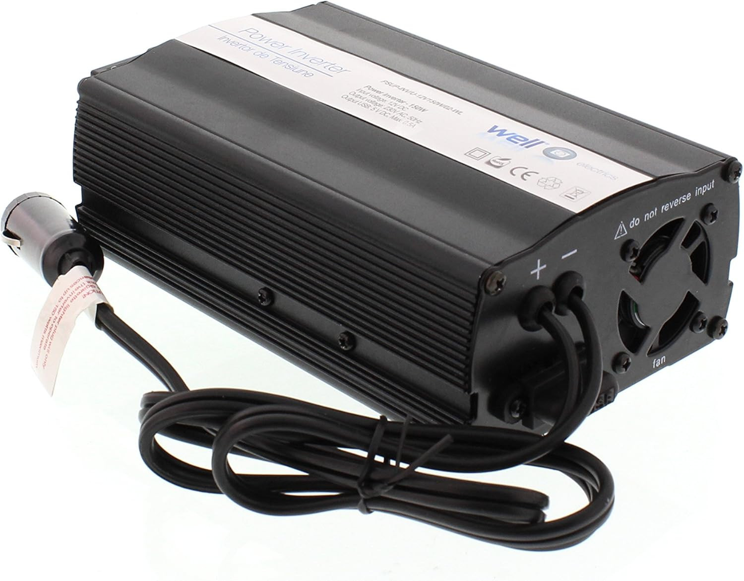 Pretvarač napona 12V na 220V 150W WELL INV/U-12V150W/02