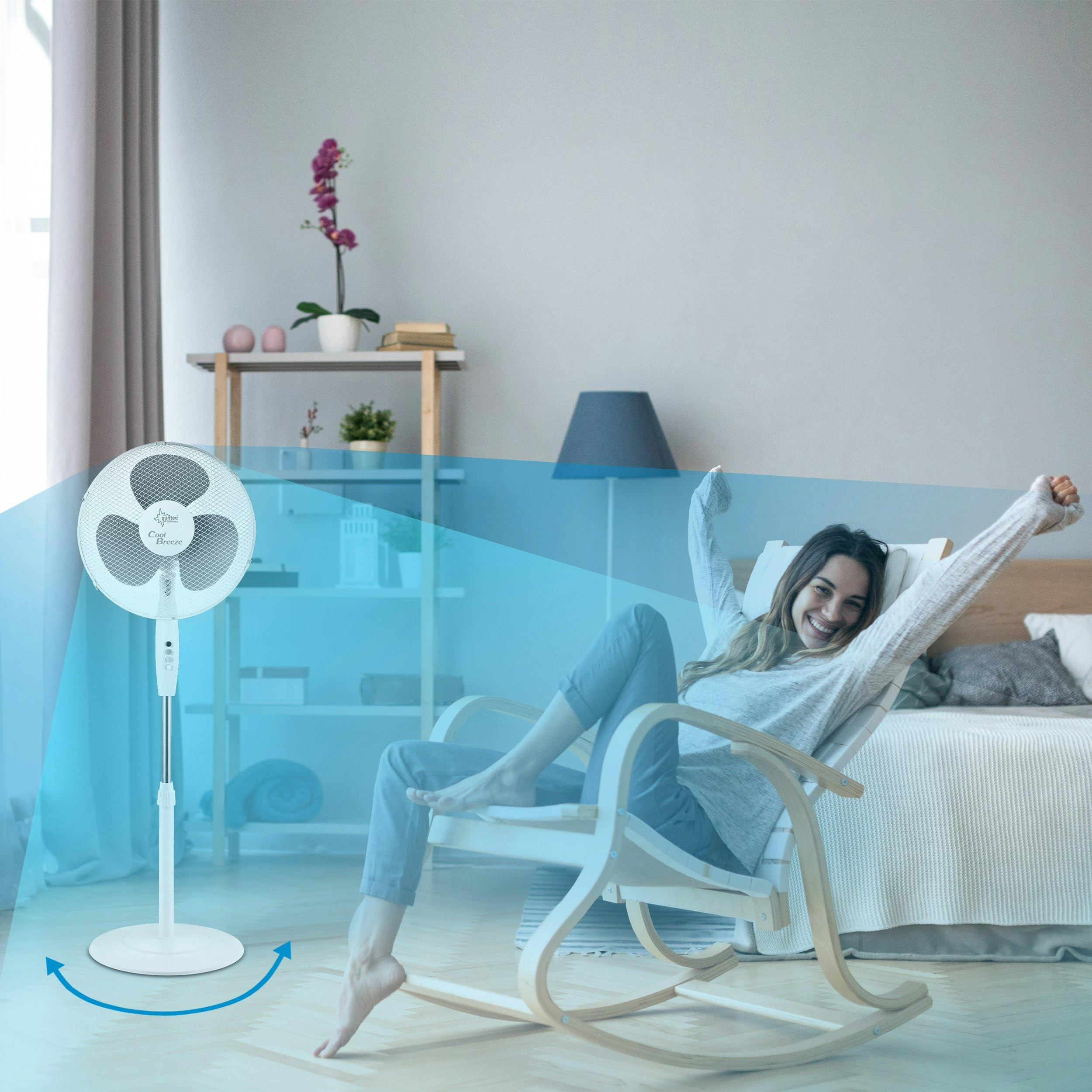 Podni ventilator SUNTEC COOLBREEZE 4000SV bijeli