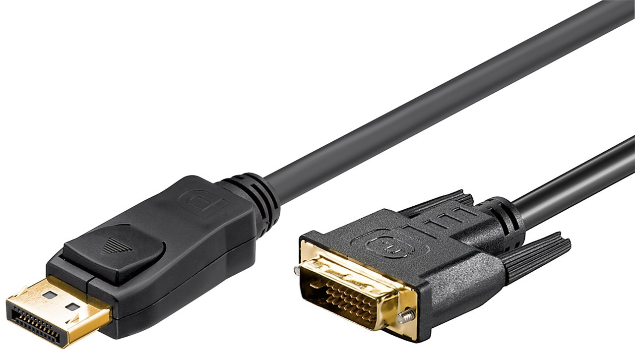 Kabal DVI-D na DisplayPort GOOBAY 1m