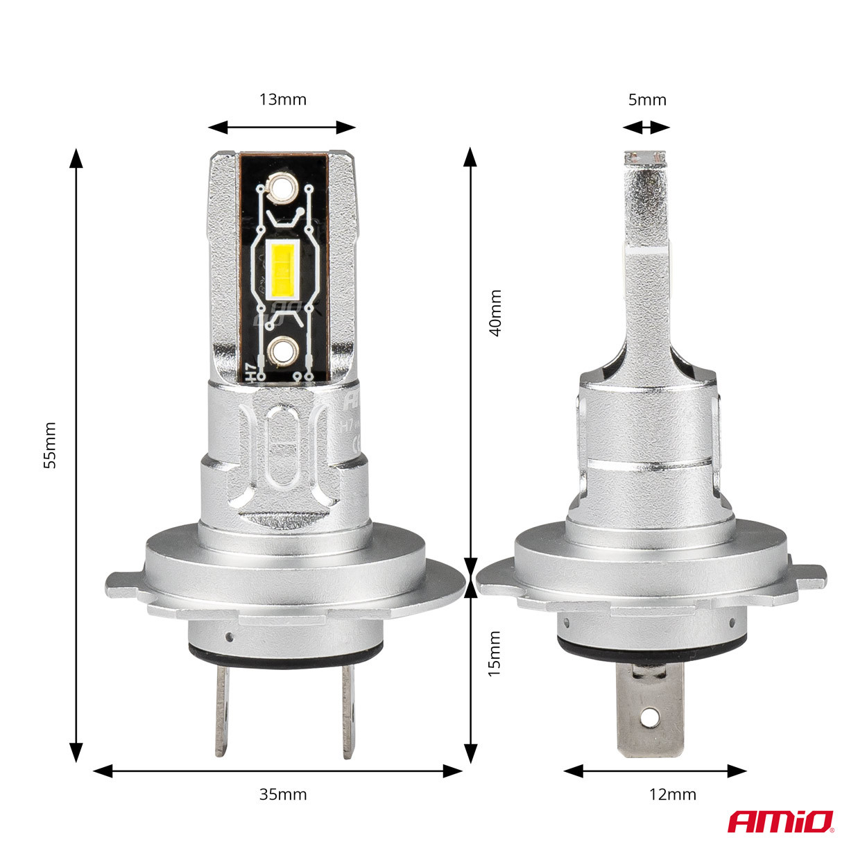 Auto sijalica H7 mini LED 6500K AMIO