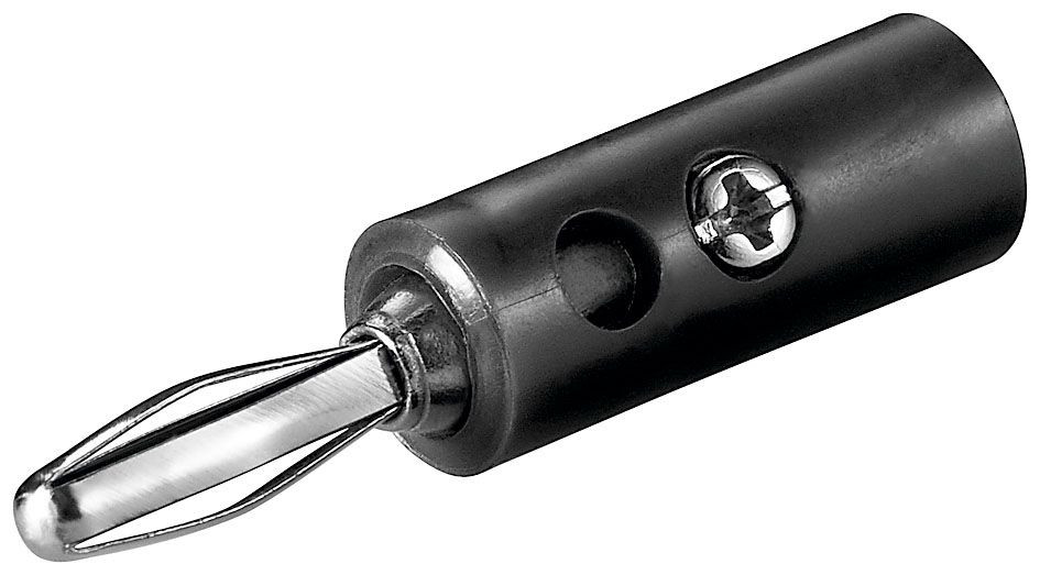 Banana konektor muški 4mm 11373