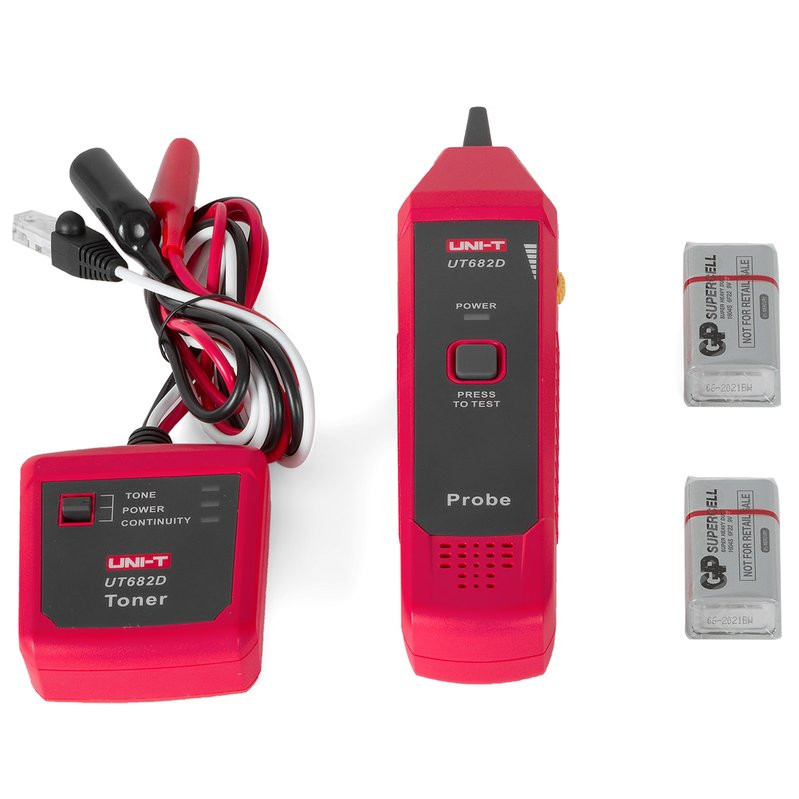 Tester i tragač mrežnih kablova sa zujalicom UNI-T UT-682D