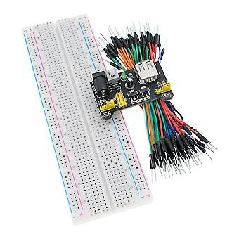 Matador ploča 830 rupa MB102 sa modulom za napajanje 3.3V i konektorima