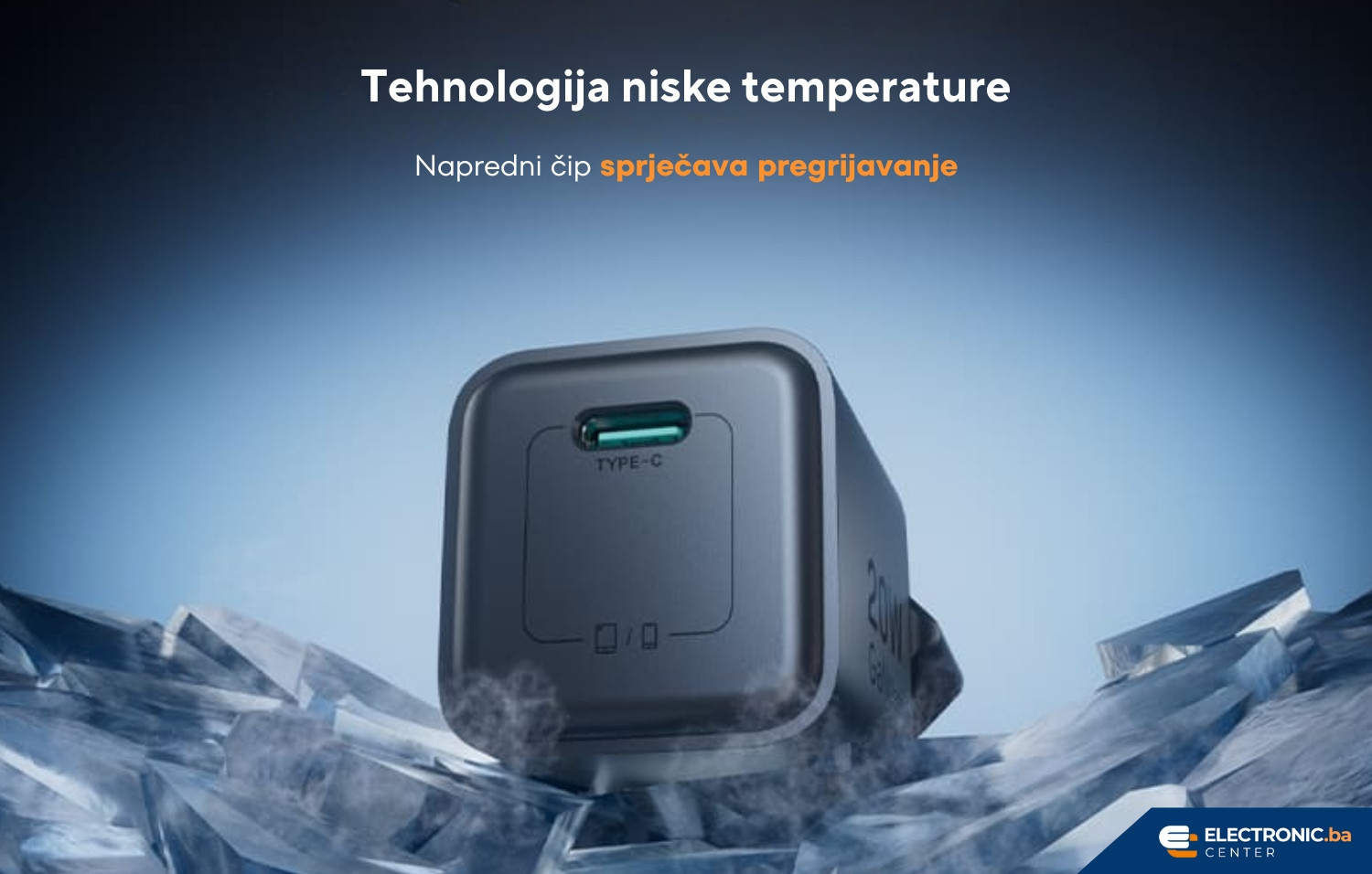 Punjač USB-C 20W VENTION crni